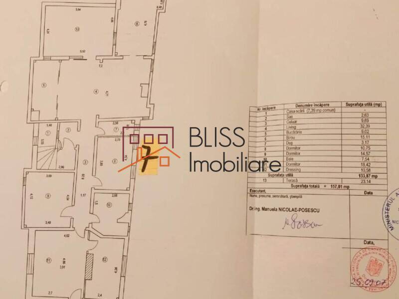 4-Bedroom Apartment Kiseleff – 134 Sqm, Open Plan, Private Boiler, Bucharest | Bliss Imobiliare / Photo 14 - BLISS Imobiliare