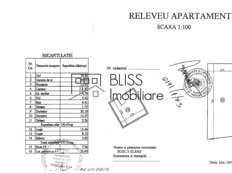 Apartment for Rent Herastrau | Nordului, Bucharest - 2 Bedroom - ID:45713 | Bliss Imobiliare / Photo 20 - BLISS Imobiliare