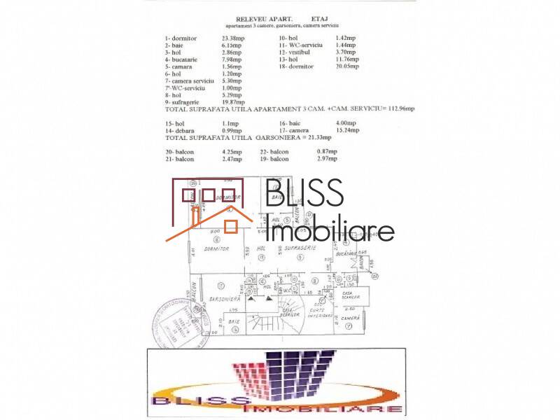 Apartment for Rent KM 0 | Ultracentral, Bucharest - 3 Bedroom - ID:1805 | Bliss Imobiliare / Photo 8 - BLISS Imobiliare