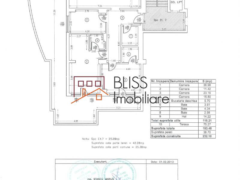 Penthouse 3 Bedrooms, Bucharest / Ilfov | Bliss Imobiliare / Photo 44 - BLISS Imobiliare