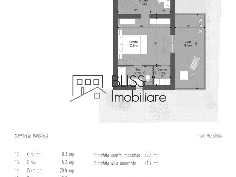 Villa for Sale Iancu Nicolae | Pipera, Bucharest / Ilfov - 3 Bedroom - ID:74356 | Bliss Imobiliare / Photo 6 - BLISS Imobiliare