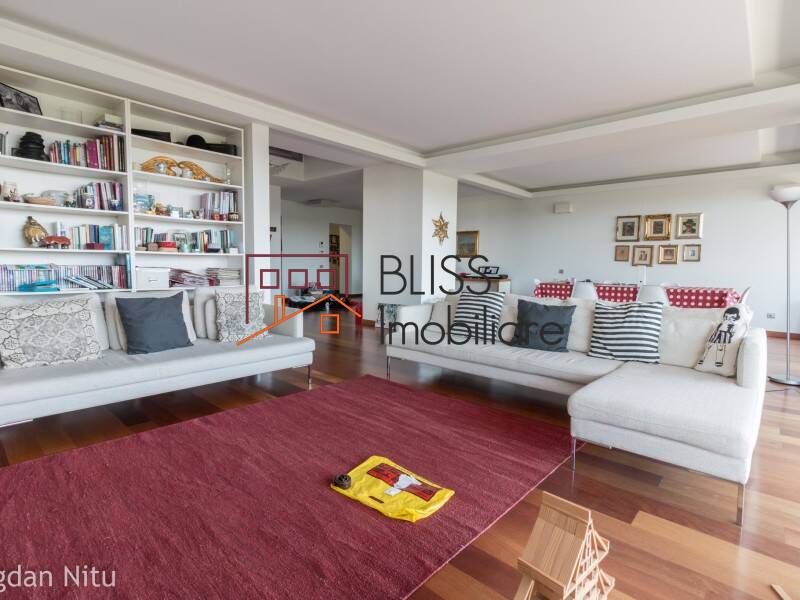 Penthouse apartment for Rent Herastrau | Nordului, Bucharest - 4 Bedroom - ID:8639 | Bliss Imobiliare / Photo 1 - BLISS Imobiliare