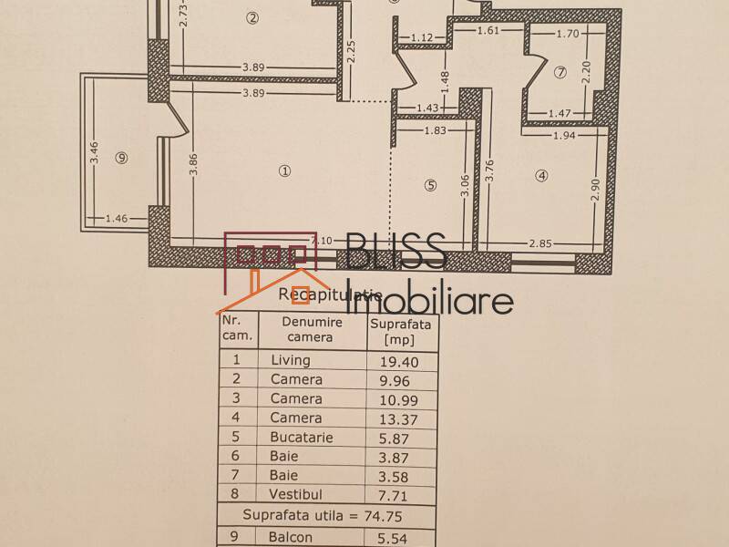 Apartament Lux 4 Camere Complexul Hercesa Vivenda | Bliss Imobiliare / Photo 9 - BLISS Imobiliare