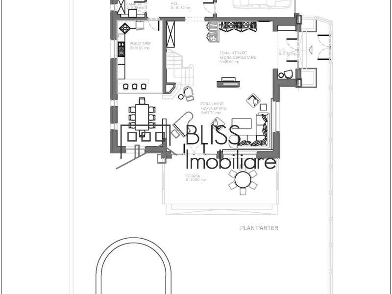 Vila de Inchiriat Iancu Nicolae | Pipera - 6 Camere - ID:87234 | Bliss Imobiliare / Photo 22 - BLISS Imobiliare