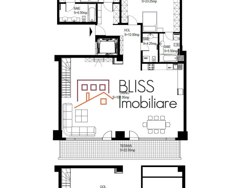 Penthouse Modern Cu 5 Camere In Primaverii Residence | Bliss Imobiliare / Photo 29 - BLISS Imobiliare