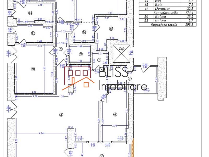 3-Bedroom Apartment In Dorobanti, 2 Parking Places, 174mp, Bucharest | Bliss Imobiliare / Photo 8 - BLISS Imobiliare