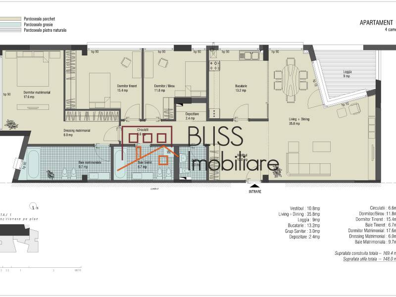 Apartament de Inchiriat Iancu Nicolae | Pipera - 4 Camere - ID:100328 | Bliss Imobiliare / Photo 25 - BLISS Imobiliare