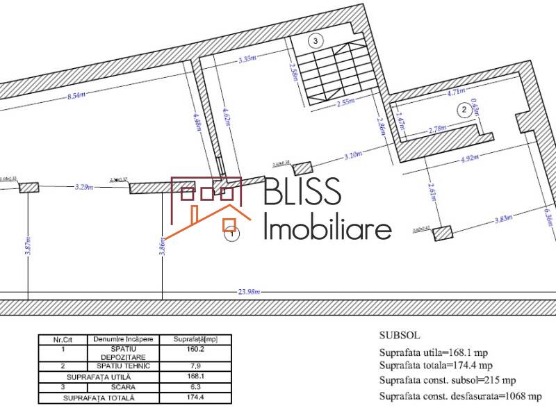Office space for Rent Piata Victoriei, Bucharest - 2 Rooms - ID:102367 | Bliss Imobiliare / Photo 5 - BLISS Imobiliare